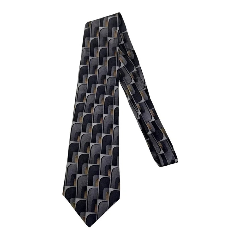 Arrow Men's Silk Geometric Pattern Necktie Tie Classic Formal Business‎